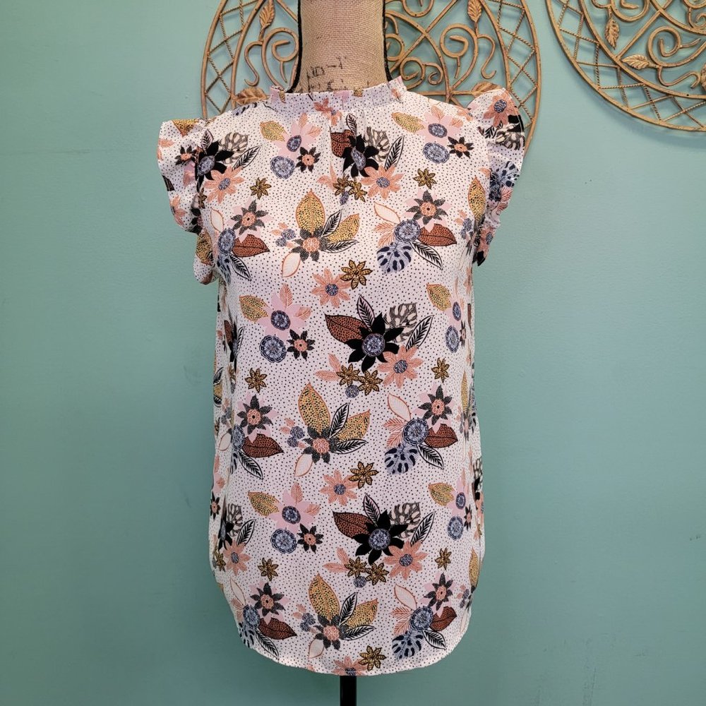 NO BRAND Floral Top